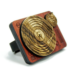 GOODWOOD NYC TURNTABLE 3 FINGER RING [1]