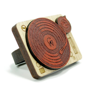 GOODWOOD NYC TURNTABLE 3 FINGER RING [2]