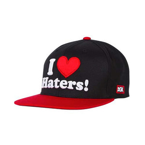 DGK Haters Snapback Cap (Black/Red)