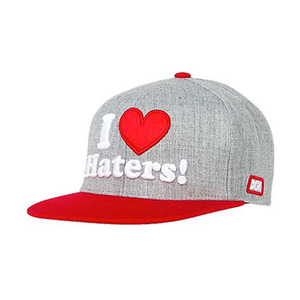 DGK Haters Snapback Cap (Ath Heather/Red)