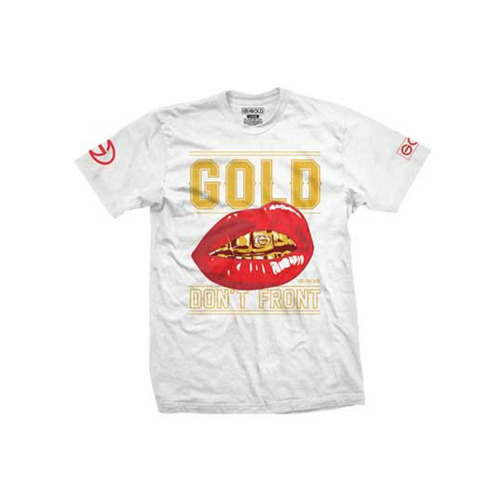 GOLD Don&#039;t Front MENS TEE [2]