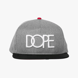 DOPE Classic Logo Snapback (Grey) 