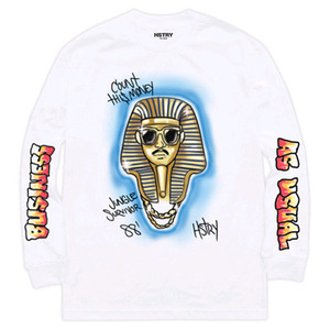 HSTRY BY NAS Pharaoh L/s Tee (WHITE)